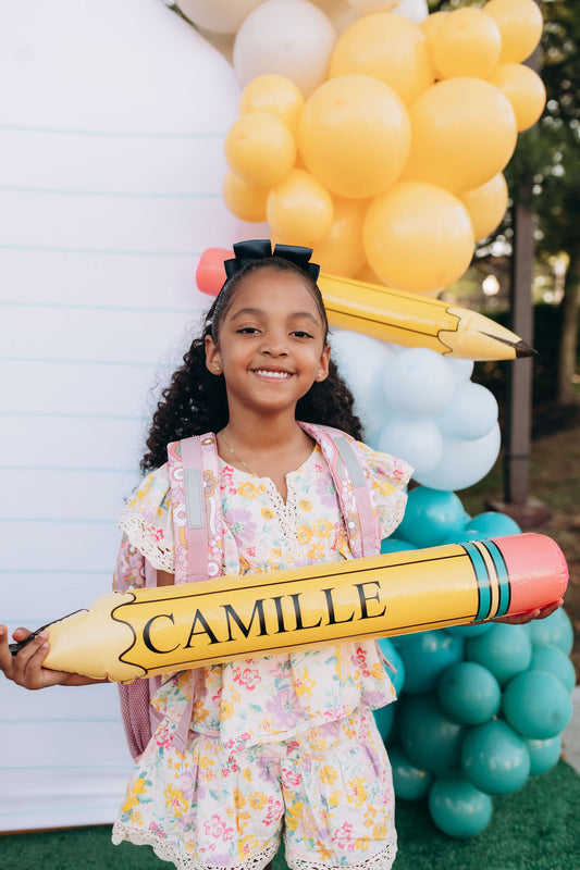 Personalized Pencil Balloon Prop