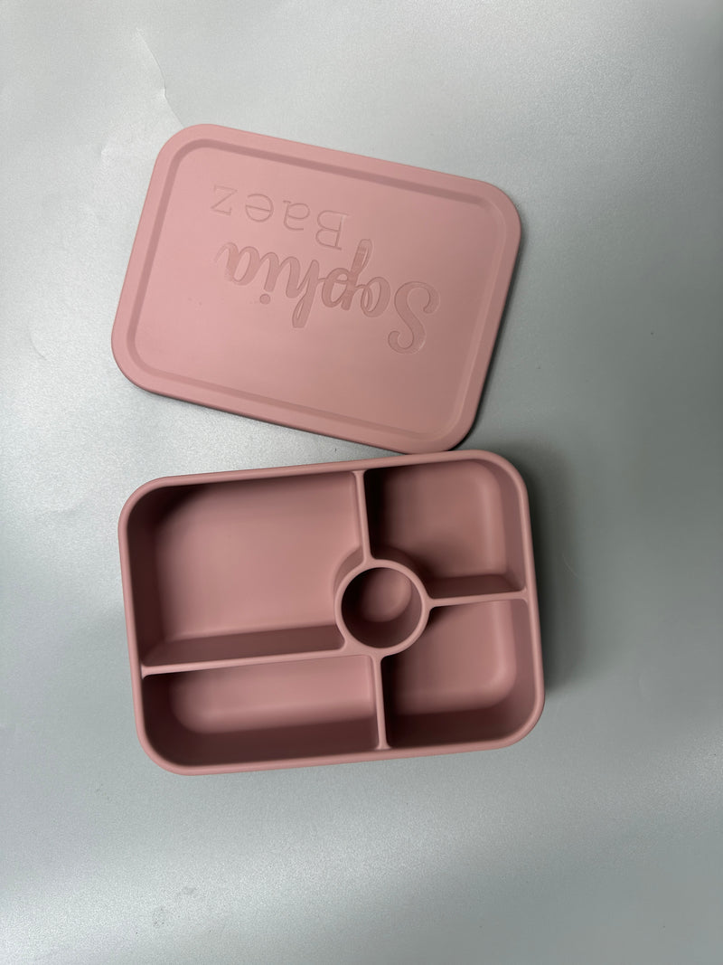 Personalized Silicone Bento Box - 5 Compartments – Craft in by Raquel
