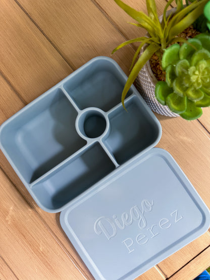 Personalized Silicone Bento Box - 5 Compartments