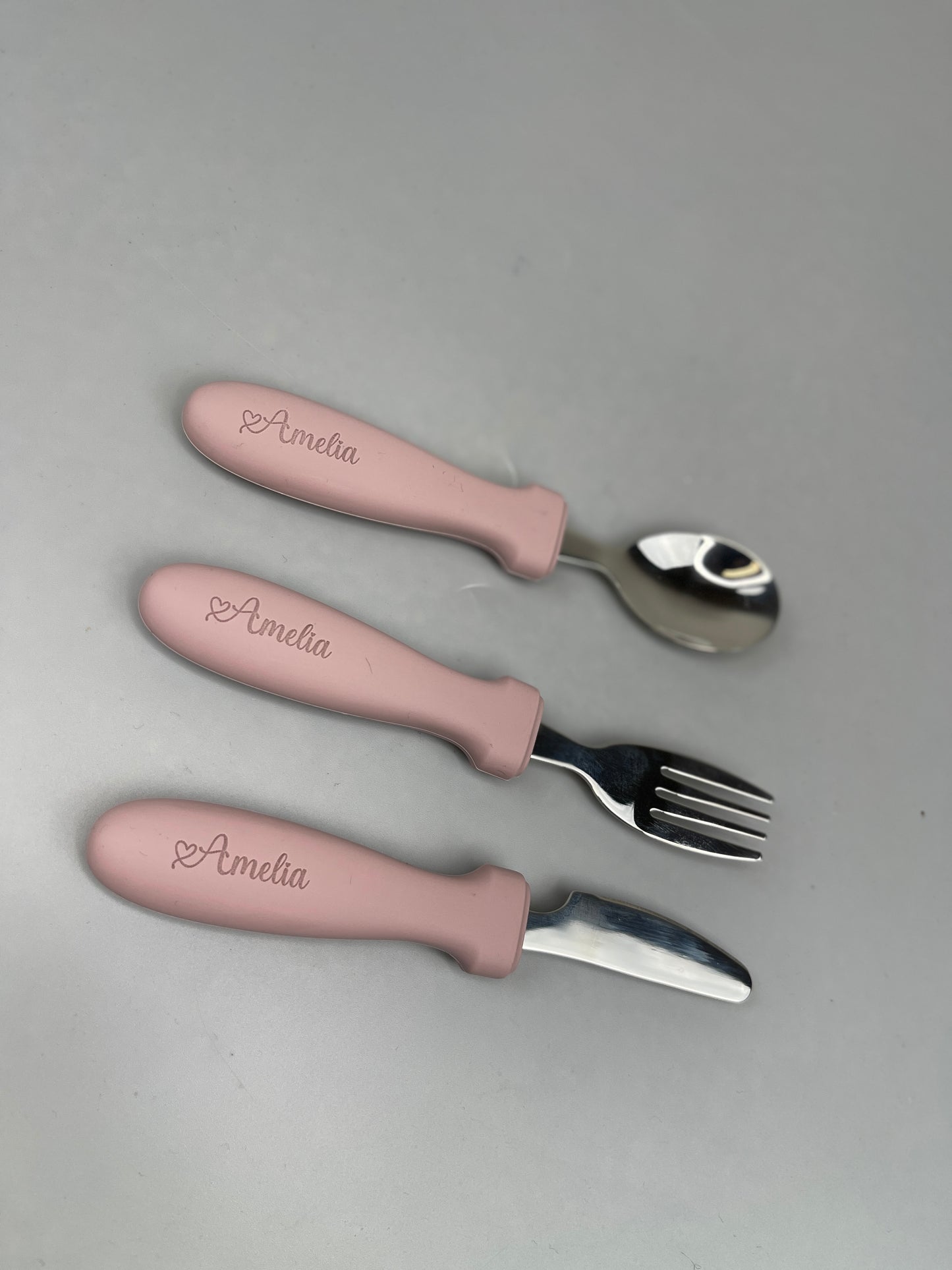 Personalized Toddler Utensils (set of 3)