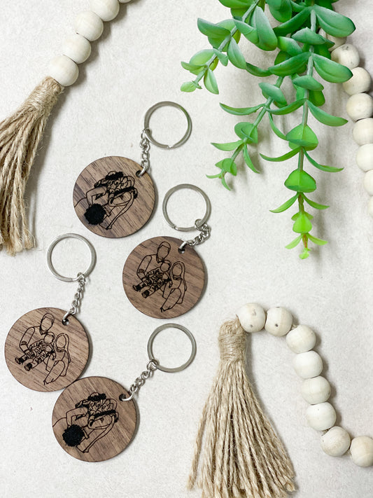 Portrait Keychain