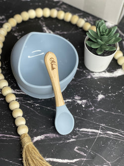 Personalized Spoon with Bowl – Mora Mora Baby