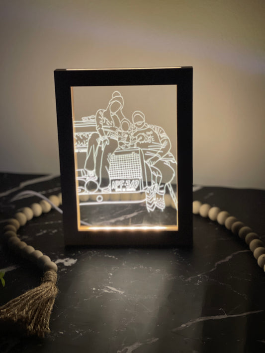 Portrait Light Up Frame