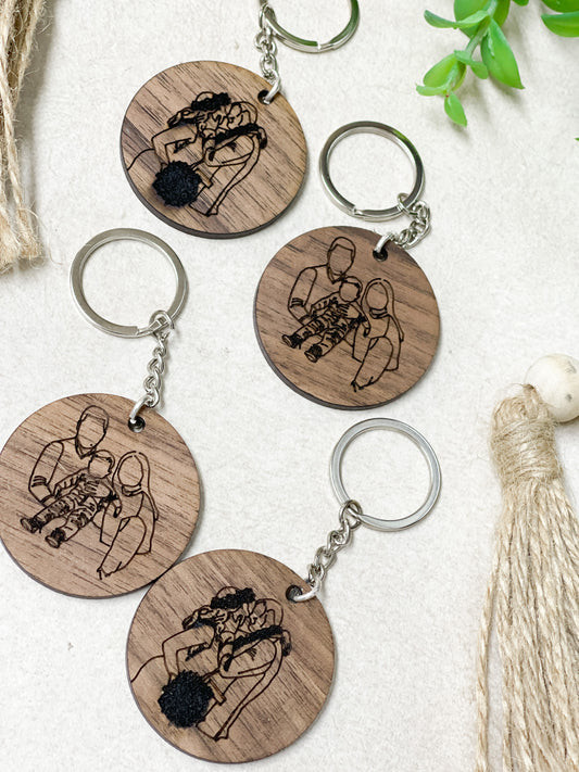 Portrait Keychain