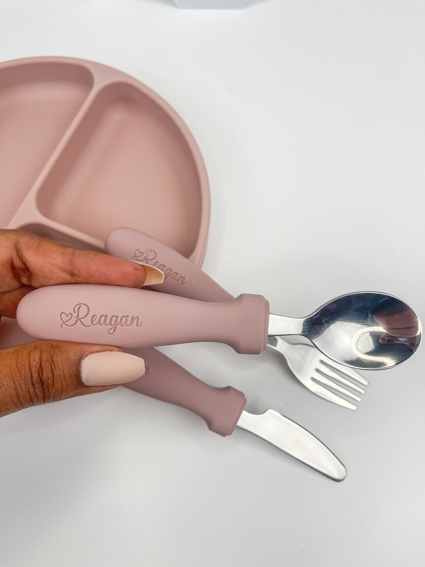 Personalized Toddler Utensils (set of 3)