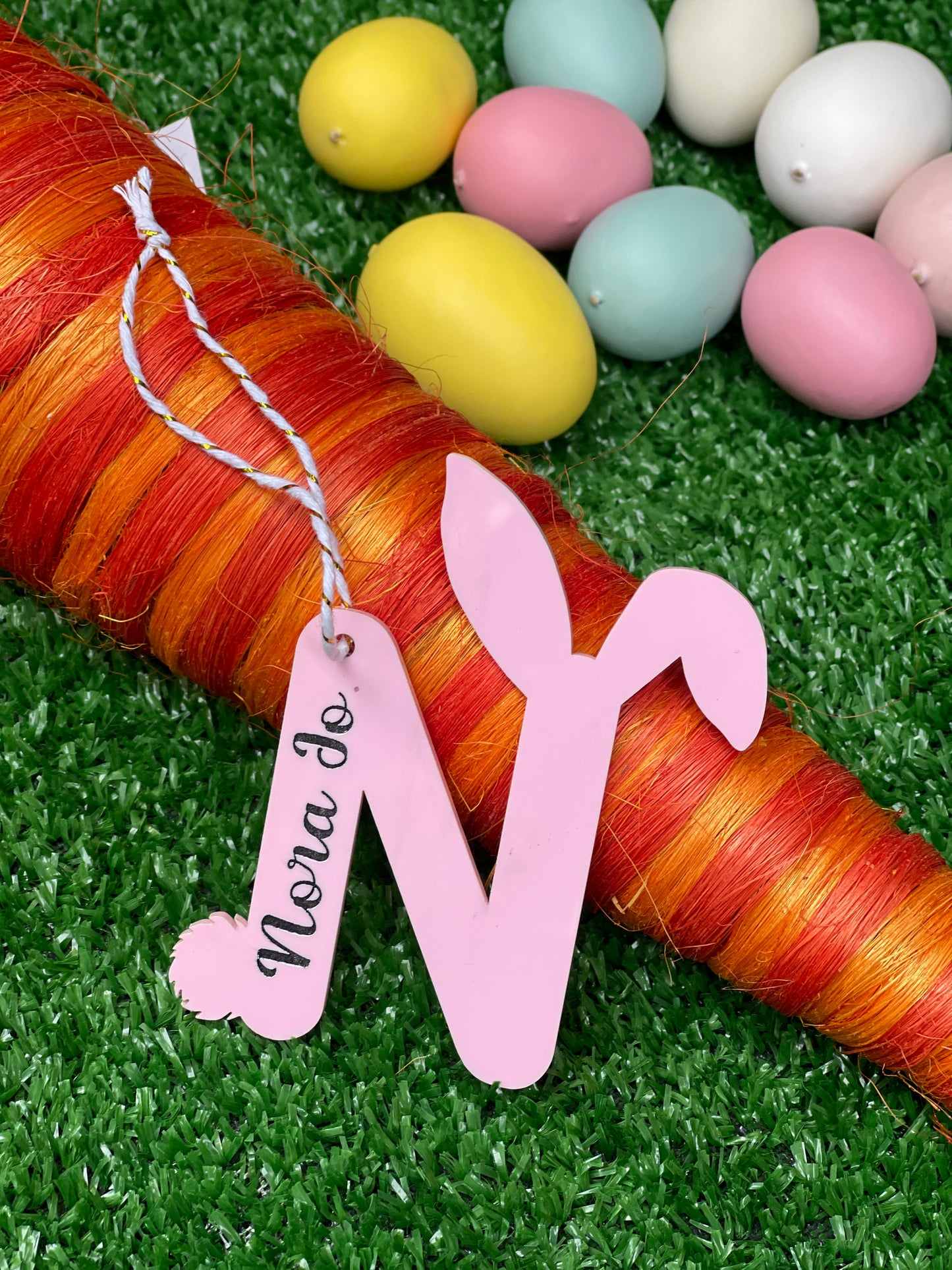 Personalized Letter Easter Tags